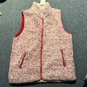 Cozy Pink Sherpa women Vest
